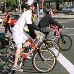 Picture of people riding bikes in Bondi