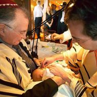 Holding_my_newly-born_grandson_Alon_at_his_Bris_with_my_son_Jonathan,_2004.jpg