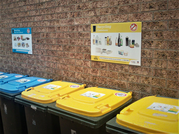 Recycling bins Waverley Council