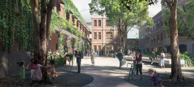 render of the boot factory