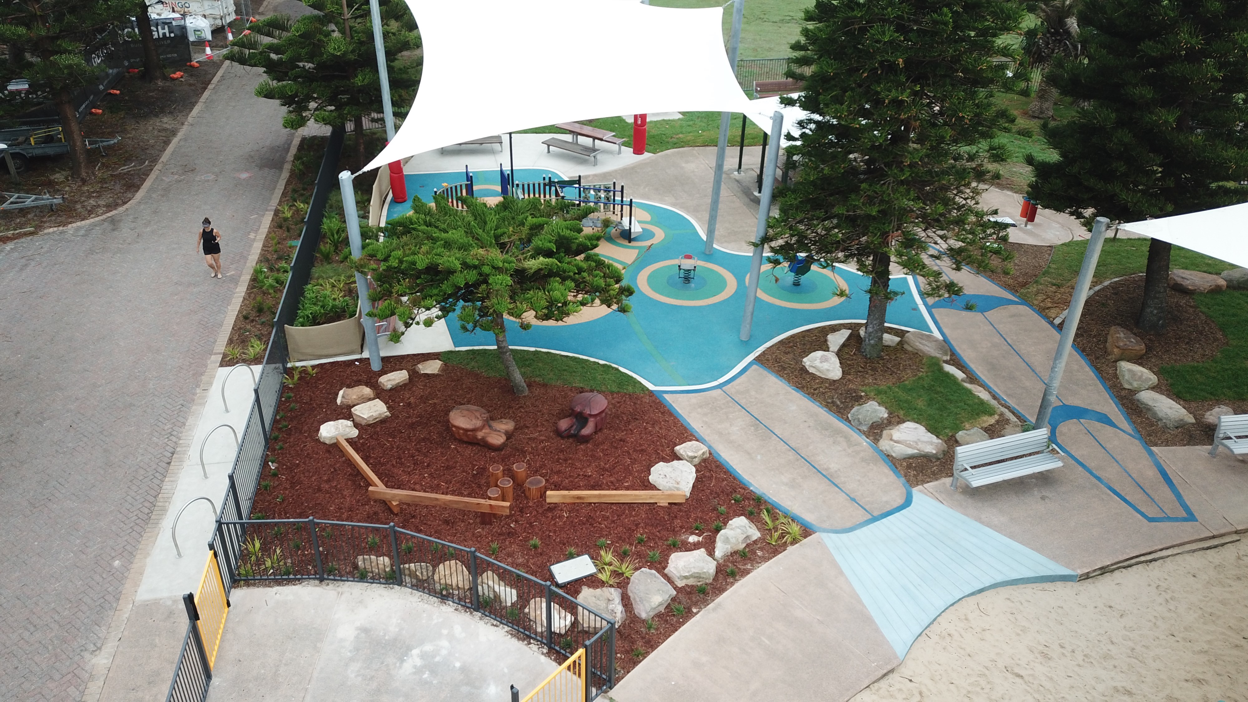 Bondi Playground drone image