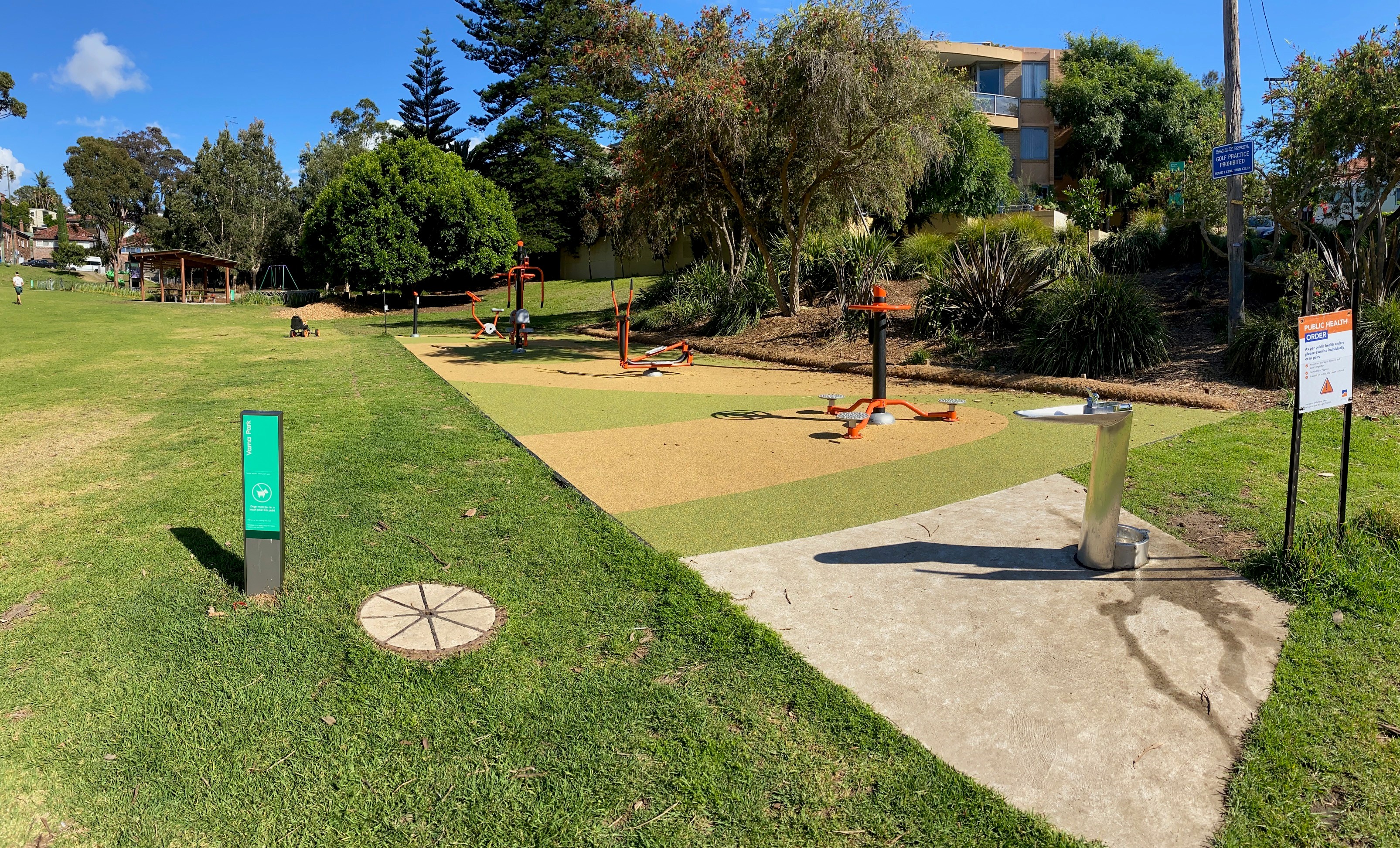 Varna Park exercise equipment