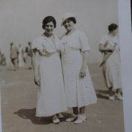 My_mother_as_a_gorgeous_young_woman_and_my_grandmother,_who_was_instrumental_in_our_coming_to_Australia..JPG