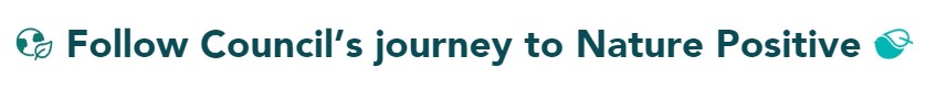 follow councils journey to nature positive - dark green