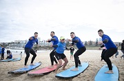 Greek Presidential Guard Surfs