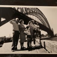 My_family_looking_at_the_splendour_of_Sydney_harbour_for_the_first_time,_the_day_after_our_arrival_in_Australi.JPG