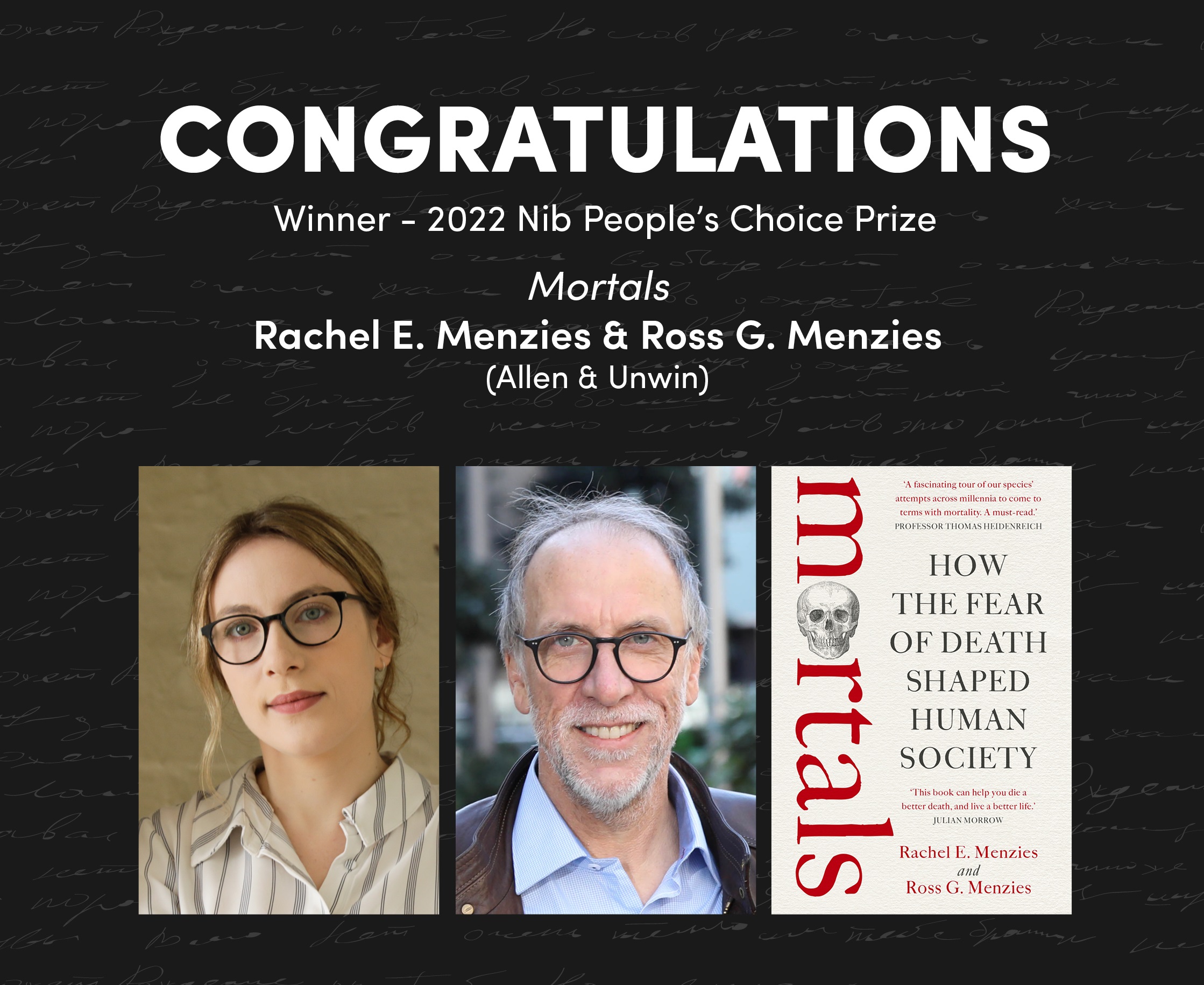 Peoples Choice - Rachel E. Menzies & Ross G. Menzies