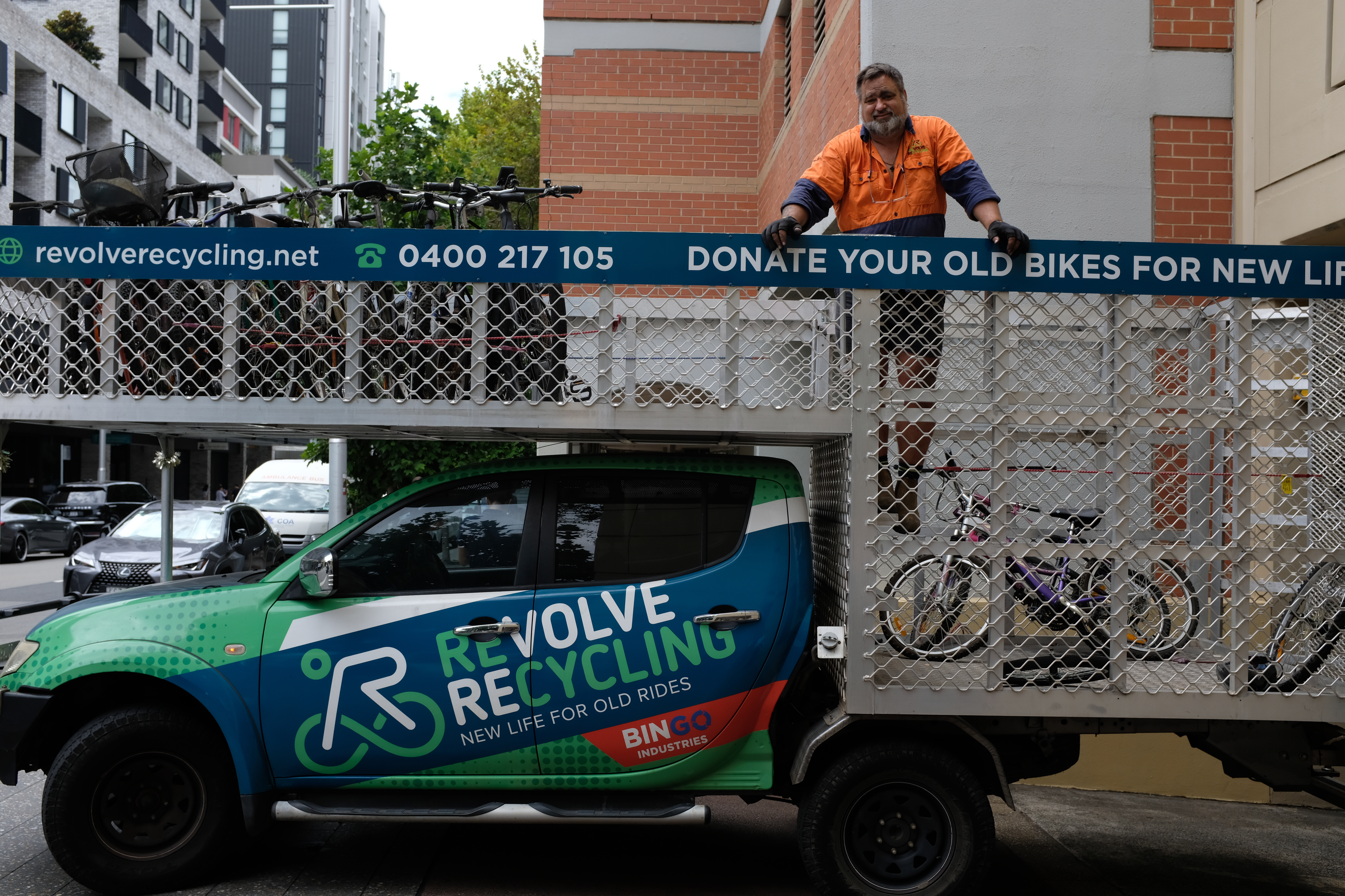 Revolve recycling van