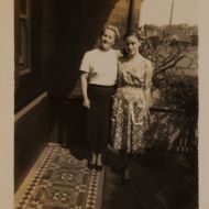 My_mother_Bronia_Boguslawski_and_me,_Walter_Street_Bondi_Junction,_1953.JPG