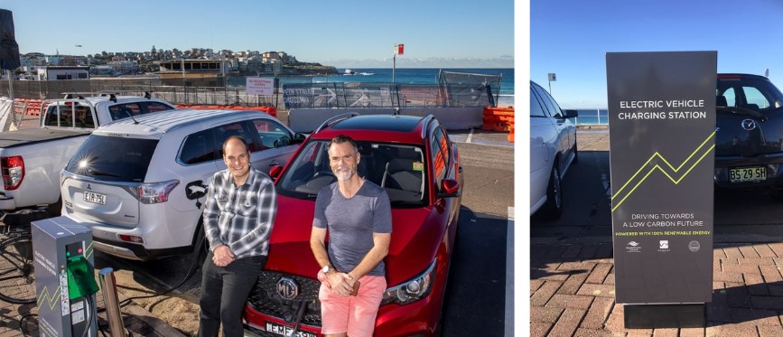 Anthony and Robin EV Charging in Bondi