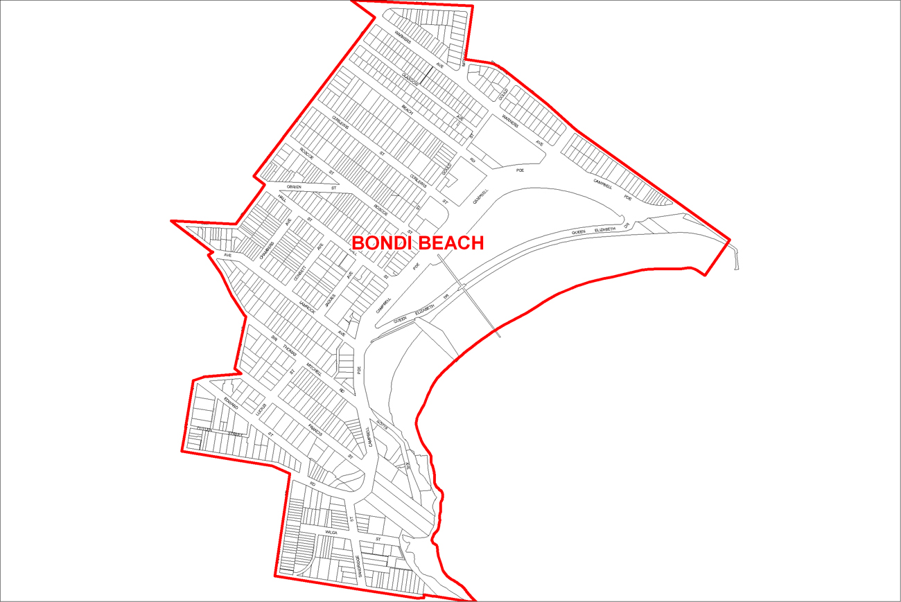 Bondi Beach Precinct Map - Waverley Council