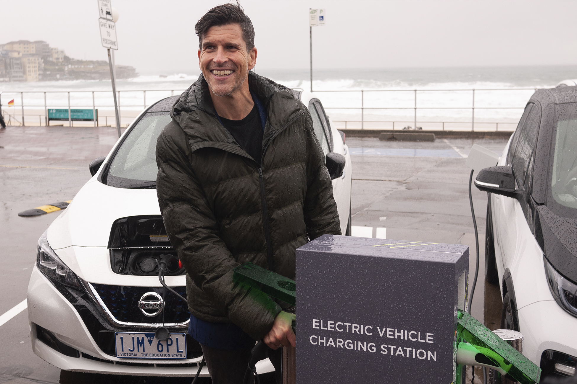 Osher Gunsberg at EV launch_Michael Mazengarb
